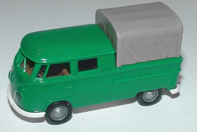 Foto 1:87 VW T1b Doka PP grün Brekina 3280