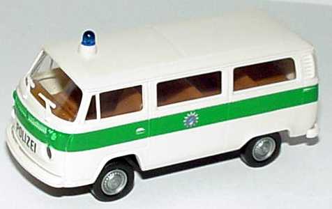 Foto 1:87 VW T2 (T2b) Bus Polizei bayrisch Brekina 3301