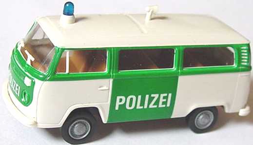 Foto 1:87 VW T2 (T2b) Bus Polizei mit Lautsprecher Brekina