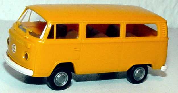 Foto 1:87 VW T2 (T2b) Bus orangegelb Brekina 3300