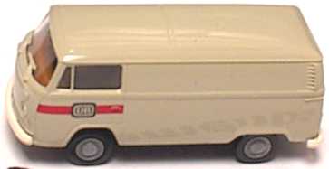 Foto 1:87 VW T2 (T2b) Kasten grau DB (Logo mit rotem Streifen) Brekina 3302
