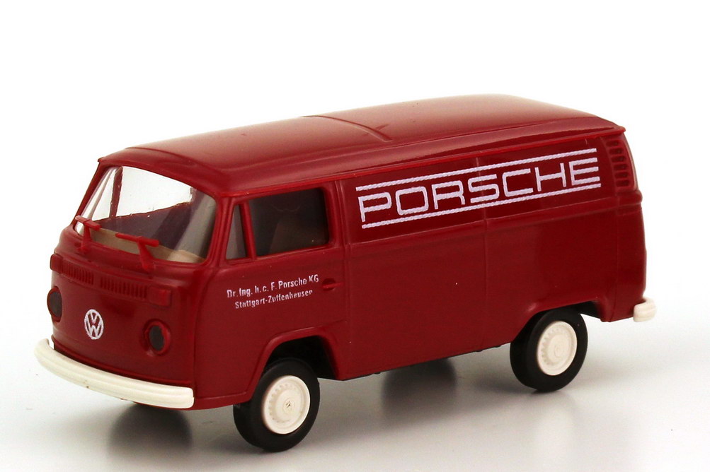 Foto 1:87 VW T2 (T2b) Kasten Porsche Der Helfer an der Rennstrecke Brekina 33509