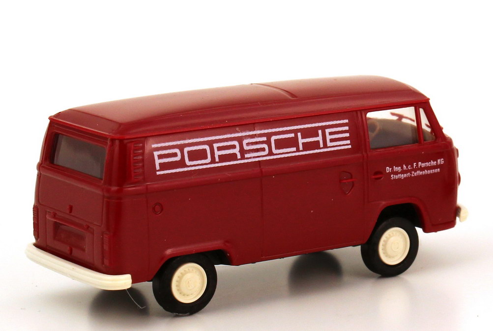 Foto 1:87 VW T2 (T2b) Kasten Porsche Der Helfer an der Rennstrecke Brekina 33509