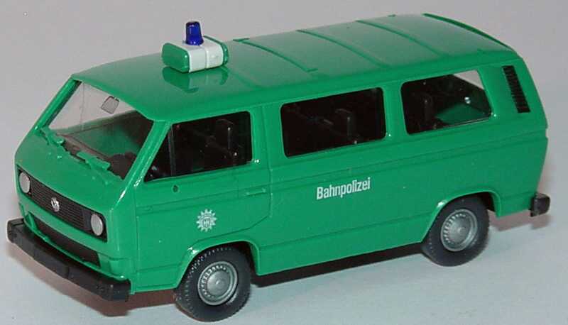 Foto 1:87 VW T3 Bus Bahnpolizei minzgrün Roco 1394