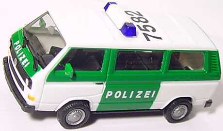 Foto 1:87 VW T3 Bus Polizei 7582 herpa 042383
