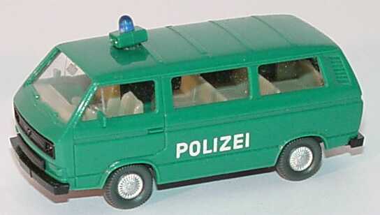 Foto 1:87 VW T3 Bus Polizei grün Wiking