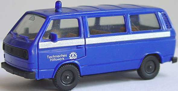 Foto 1:87 VW T3 Bus THW (Logo klein) herpa 4035-B