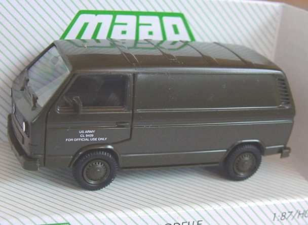 Foto 1:87 VW T3 Kasten US Army olivgrün Maag 700191