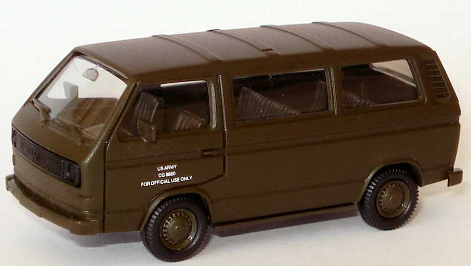 Foto 1:87 VW T3 Bus US Army olivgrün seidenmatt Maag