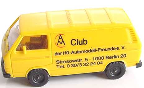 Foto 1:87 VW T3 Kasten CAM Berlin 1. Version herpa