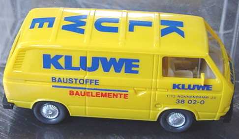 Foto 1:87 VW T3 Kasten Kluwe Wiking 291/1