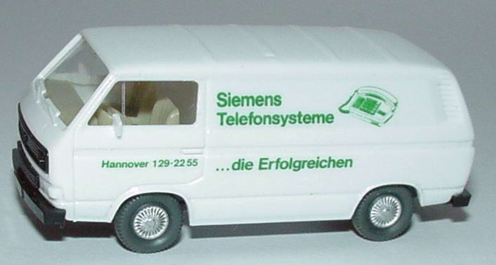 Foto 1:87 VW T3 Kasten Siemens Telefonsysteme ...die Erfolgreichen Wiking 291