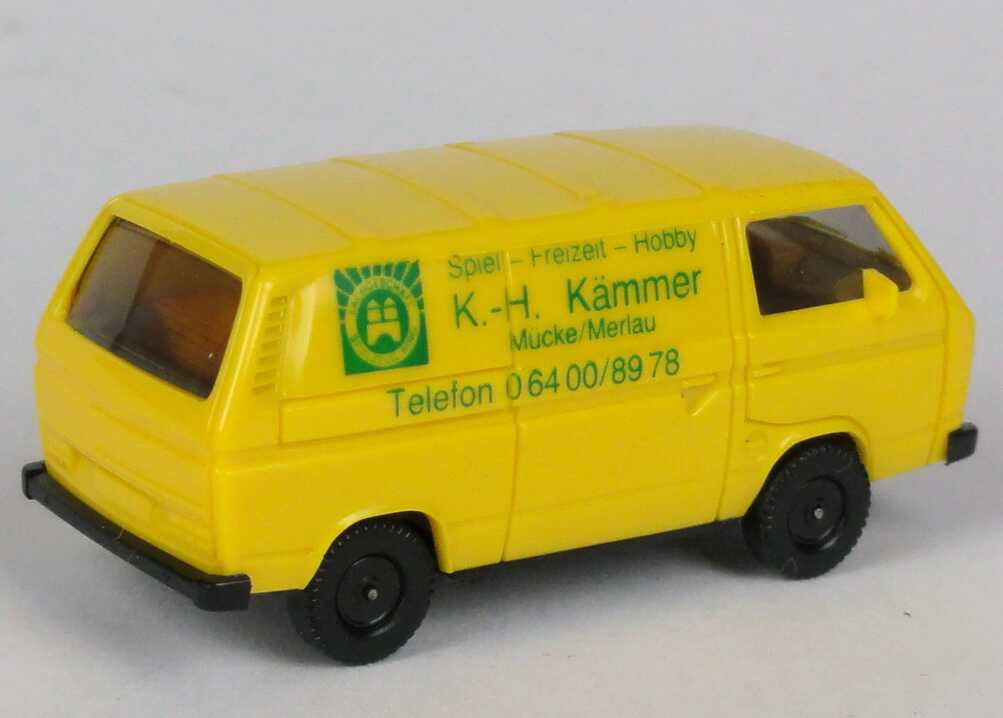 Foto 1:87 VW T3 Kasten gelb Spiel-Freizeit-Hobby K.-H. Kämmer, Mücke/Merlau herpa