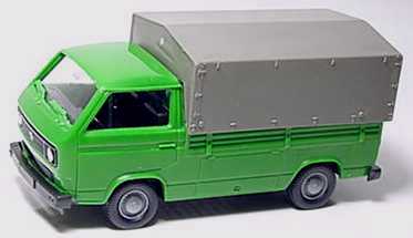 Foto 1:87 VW T3 Pritsche/Plane grün/grau Roco 1426