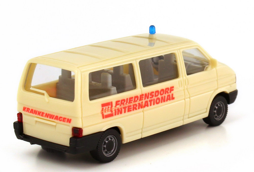 Foto 1:87 VW T4 Bus lang MTW Friedensdorf International, Krankenwagen AMW/AWM 9808