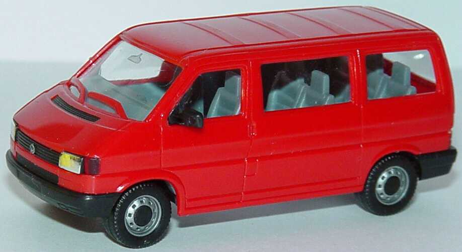 Foto 1:87 VW T4 Caravelle rot herpa