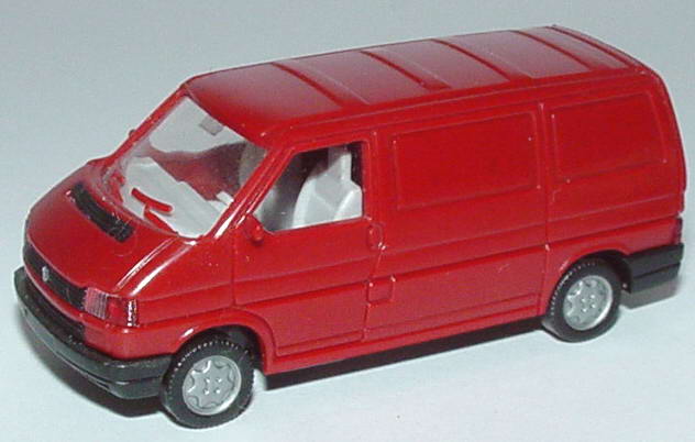 Foto 1:87 VW T4 Kasten karminrot Wiking