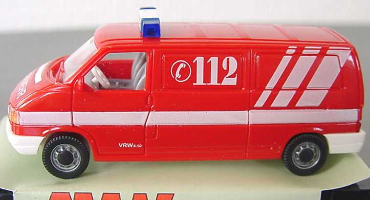 Foto 1:87 VW T4 Kasten lang Feuerwehr, 112 AMW/AWM 72261