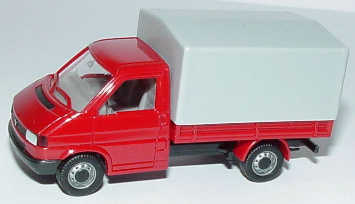 Foto 1:87 VW T4 PP hellweinrot herpa 041829