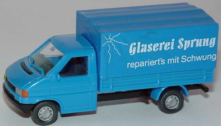 Foto 1:87 VW T4 PP lang Glaserei Schwung - repariert´s mit Schwung Roco 1485