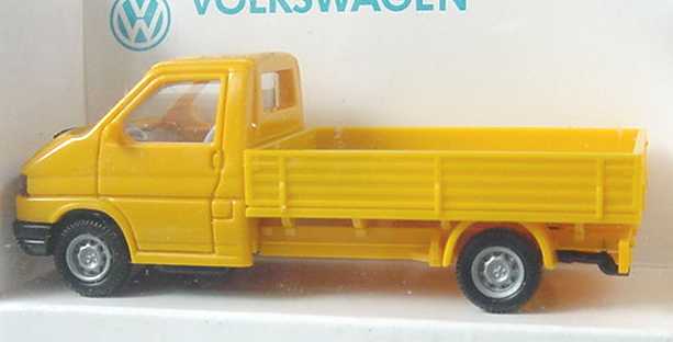 Foto 1:87 VW T4 Pritsche gelb Werbemodell Wiking 297