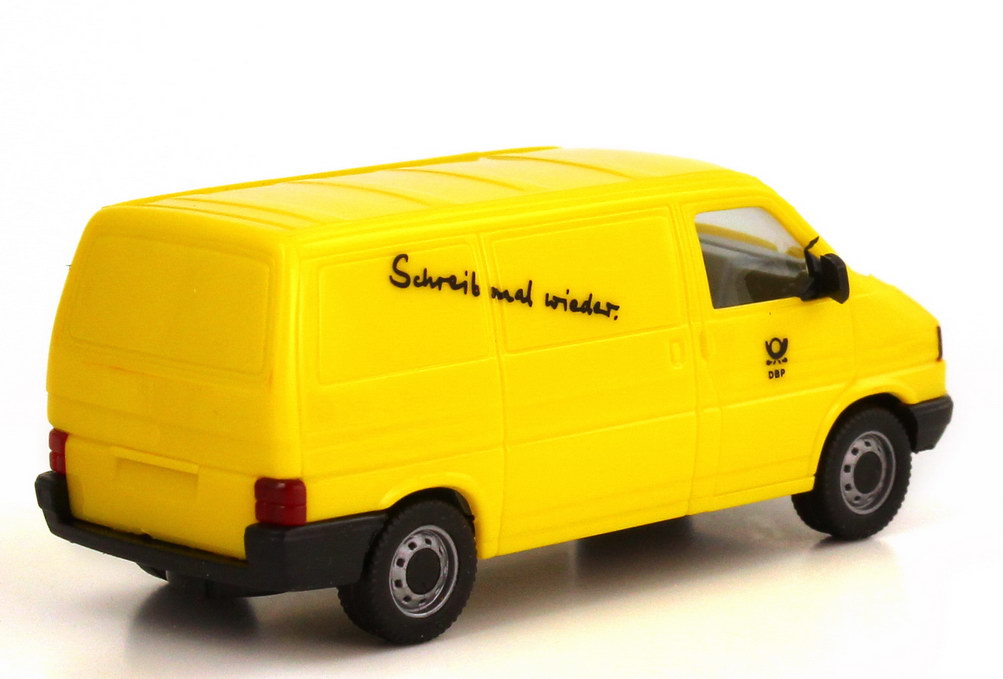 Foto 1:87 VW T4 Kasten DBP, Schreib mal wieder herpa 181082