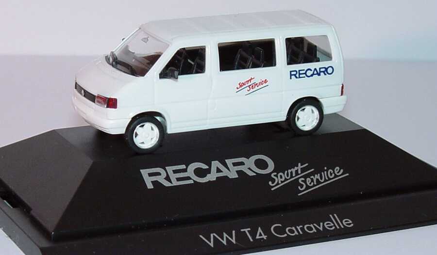 Foto 1:87 VW T4 mit Borbet-Felgen Recaro Sport Service herpa 181327