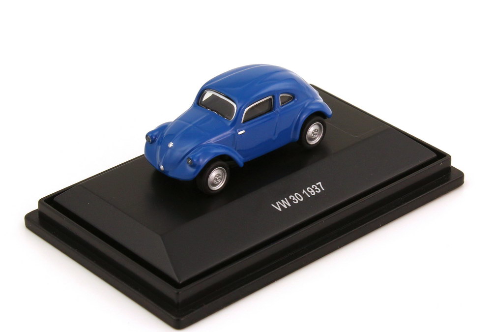 Foto 1:87 VW Typ 30 Prototyp 1937 Ur-Käfer blau - Schuco 25122