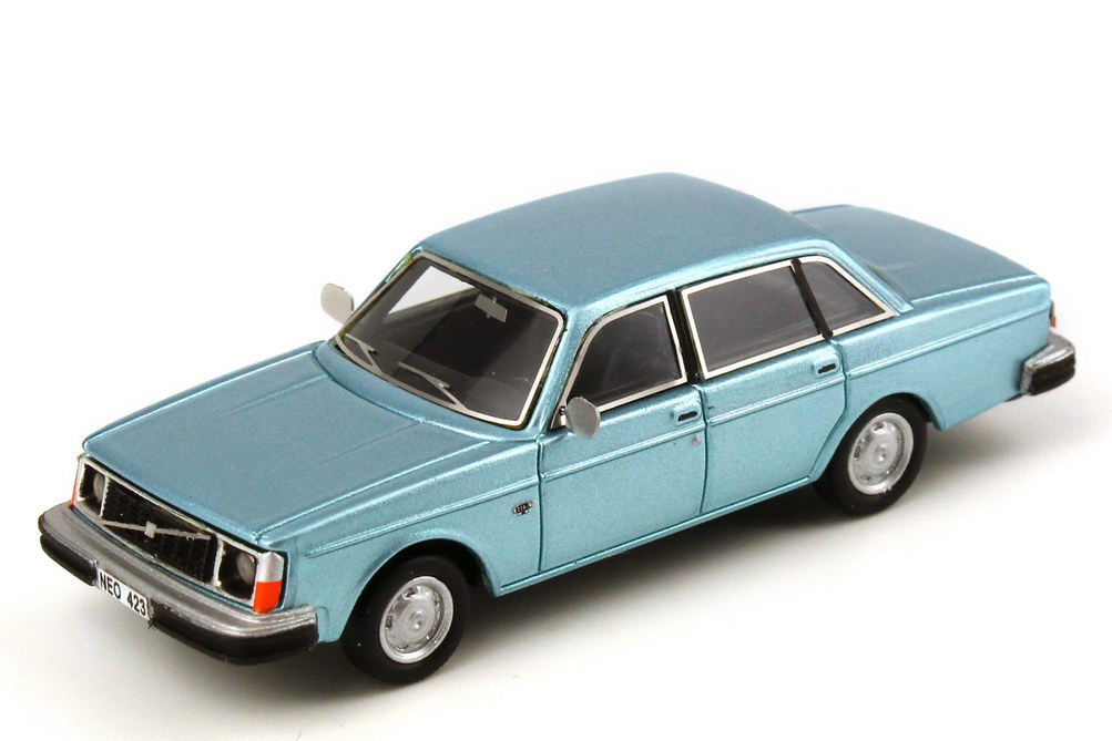 Foto 1:87 Volvo 244 DL blau-met. - 1 of 500 NEO Scale Models 87423