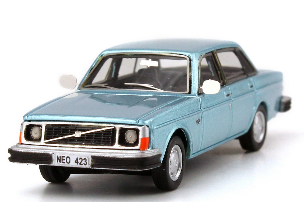 Foto 1:87 Volvo 244 DL blau-met. - 1 of 500 NEO Scale Models 87423