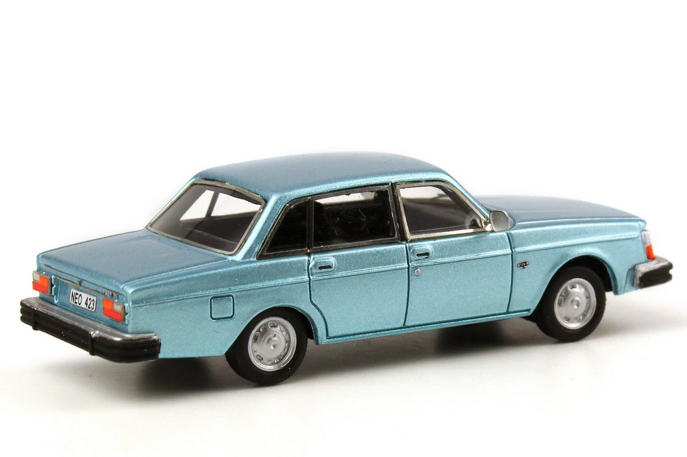 Foto 1:87 Volvo 244 DL blau-met. - 1 of 500 NEO Scale Models 87423