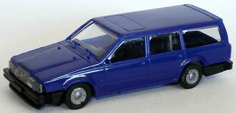 Foto 1:87 Volvo 760 Kombi dunkelblau euromodell