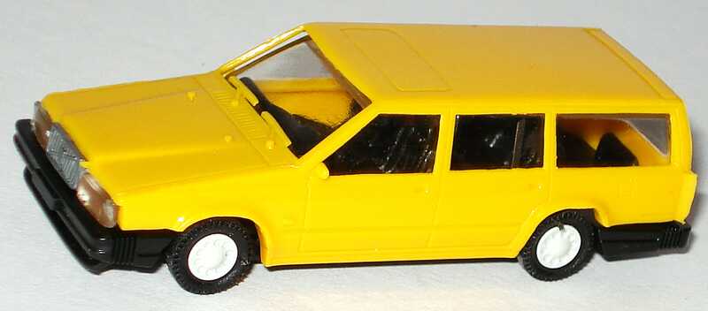 Foto 1:87 Volvo 760 Kombi orangegelb, Felgen weiß I.M.U.