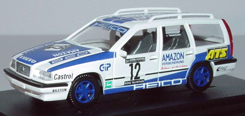 Foto 1:87 Volvo 850 Kombi 24h Nürburgring 1994  Heico, Amazon Versicherung Nr.12, Wlazik / Middendorf / Thierfelder Wiking 26402