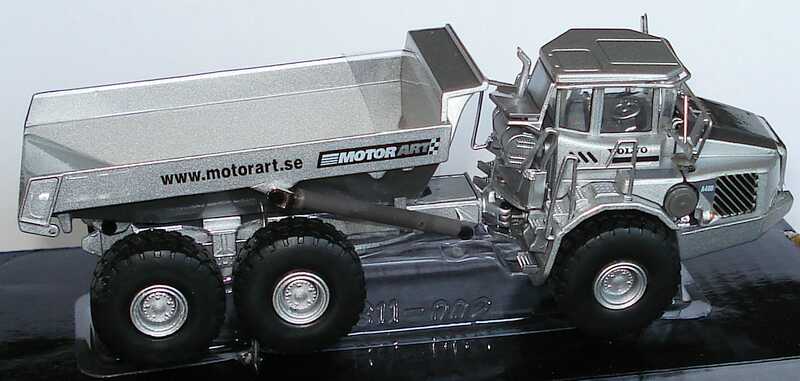 Foto 1:87 Volvo A40D Knickgelenkter Dumper silber-met. Limited Edition 2006 pcs MotorArt 13145