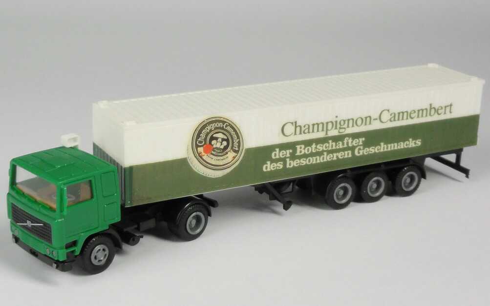 Foto 1:87 Volvo F12 40-CoSzg 2/3 Champignon-Camembert (Spiegel fest, Decal-Beschriftung) Albedo