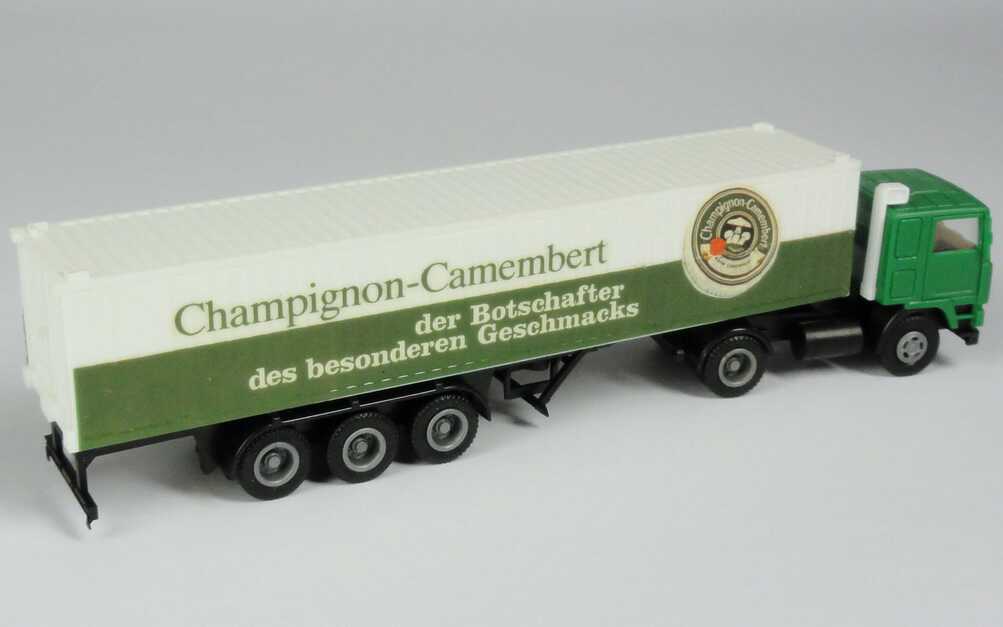 Foto 1:87 Volvo F12 40-CoSzg 2/3 Champignon-Camembert (Spiegel fest, Decal-Beschriftung) Albedo