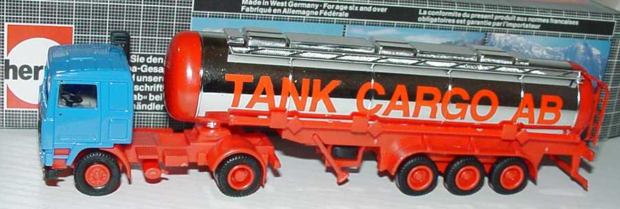 Foto 1:87 Volvo F12 ChromtankSzg 2/3 Tank Cargo AB Göteborg herpa 839003