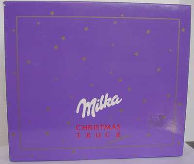 Foto 1:87 Volvo F12 Fv KoSzg 2/3 Milka Weihnachten 1991 (mit Schokoladentafel) Albedo