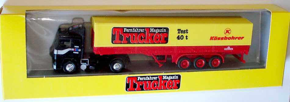 Foto 1:87 Volvo F12 Fv PPSzg 2/3 Trucker Fernfahrer Magazin, Test 40 t Albedo