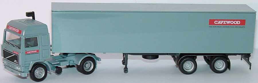 Foto 1:87 Volvo F12 Globetrotter KoSzg 2/2 Cavewood - The European Contribution Specialist herpa 142137