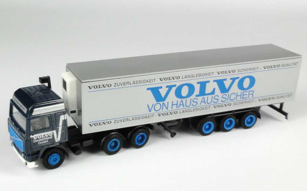 Foto 1:87 Volvo F12 Globetrotter KükoSzg 3/3 Volvo Deutschland GmbH, Volvo - Von Haus aus sicher, IAA 1983 Albedo