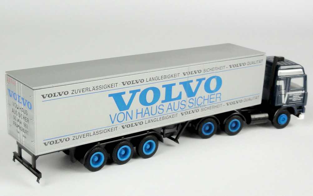 Foto 1:87 Volvo F12 Globetrotter KükoSzg 3/3 Volvo Deutschland GmbH, Volvo - Von Haus aus sicher, IAA 1983 Albedo