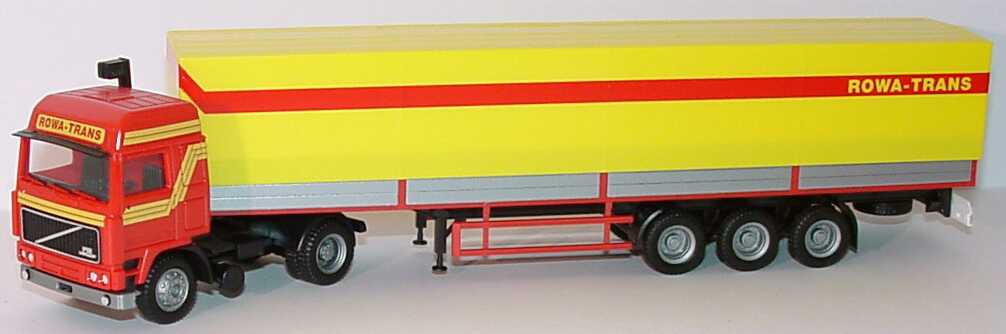 Foto 1:87 Volvo F12 Globetrotter PPSzg 2/3 Rowa-Trans (Länderserie Schweiz) herpa 142274