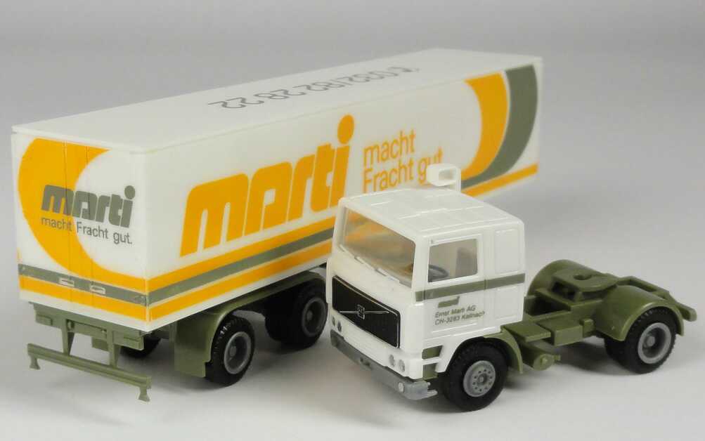 Foto 1:87 Volvo F12 KoSzg 2/2 Ernst Marti AG, Marti macht Fracht gut herpa