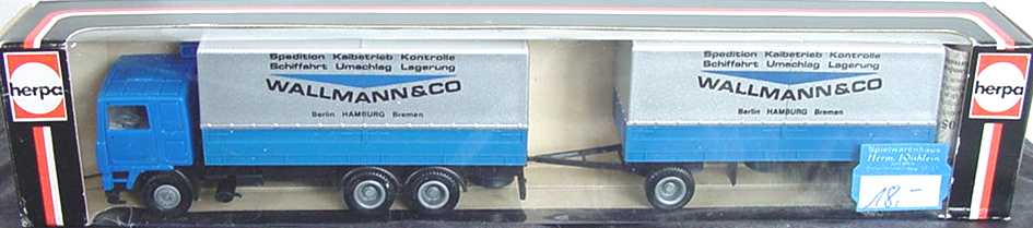 Foto 1:87 Volvo F12 PPHgz 3/2 Wallmann & Co herpa