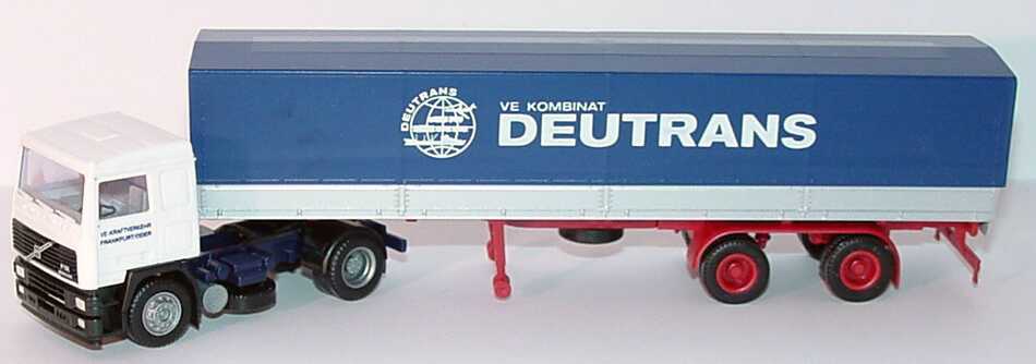 Foto 1:87 Volvo F12 PPSzg 2/2 Deutrans, VE-Kraftverkehr Frankfurt/Oder Albedo 116142