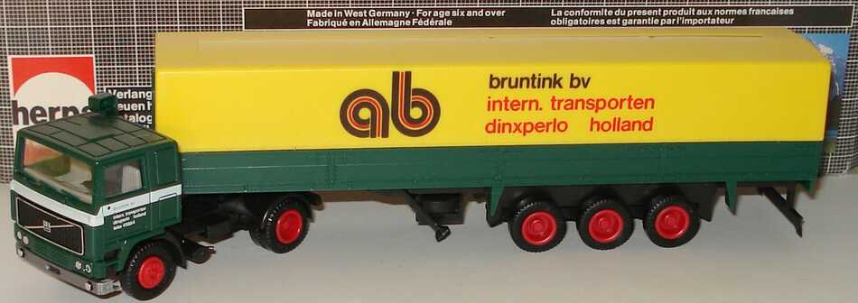 Foto 1:87 Volvo F12 PPSzg 2/3 Bruntink B.V., Holland herpa