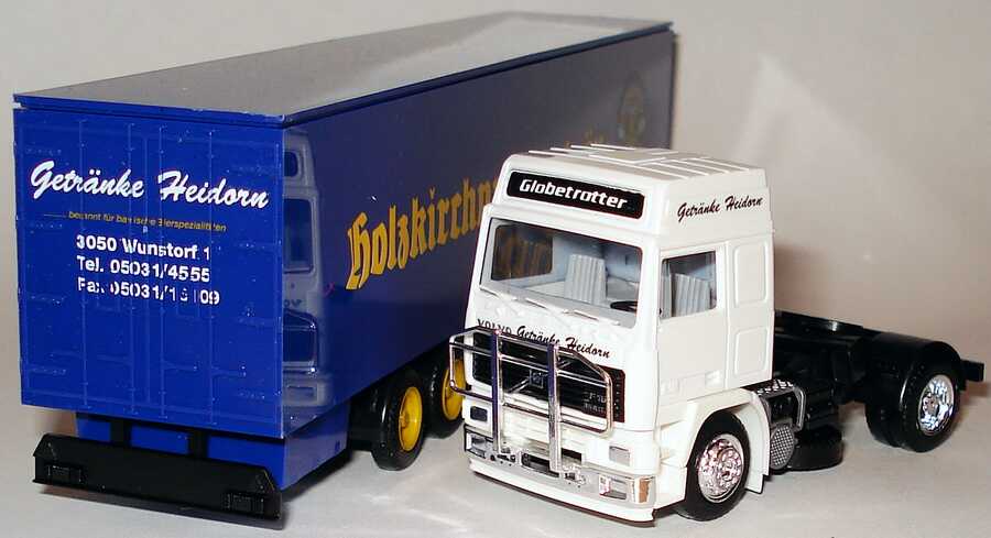 Foto 1:87 Volvo F16 Globetrotter KoSzg 3/2 Getränke Heidorn, Holzkirchner Oberbräu Albedo