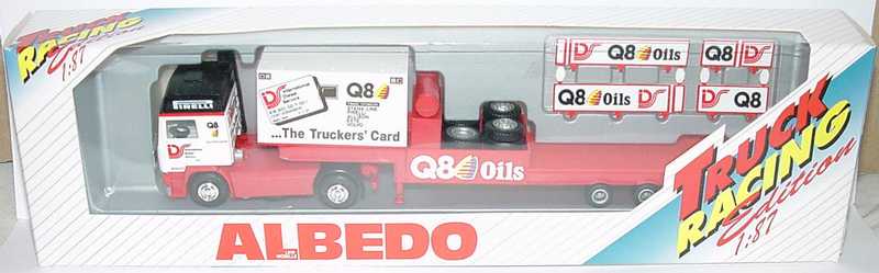 Foto 1:87 Volvo F16 Globetrotter LKW-RenntransportSzg 2/2 Q8 Truck Racing Team Albedo 600108